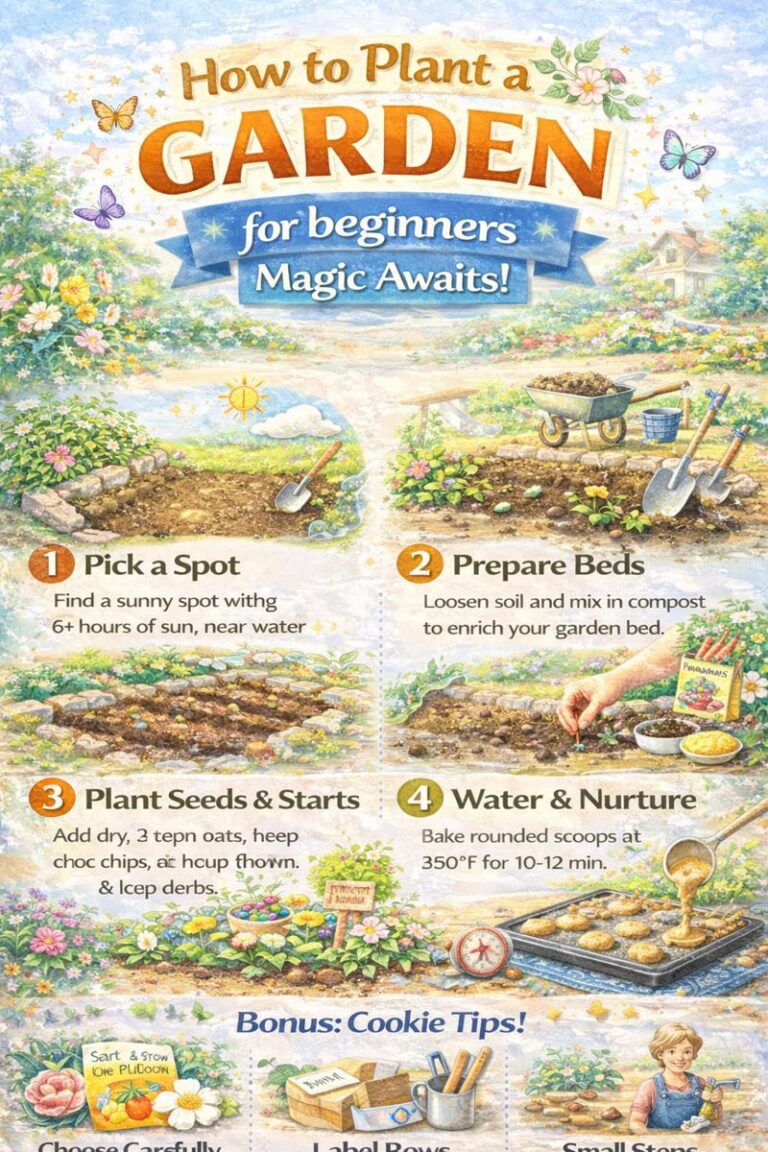 how to plant a garden for beginners Magic Awaits! - Natural Garden Tips