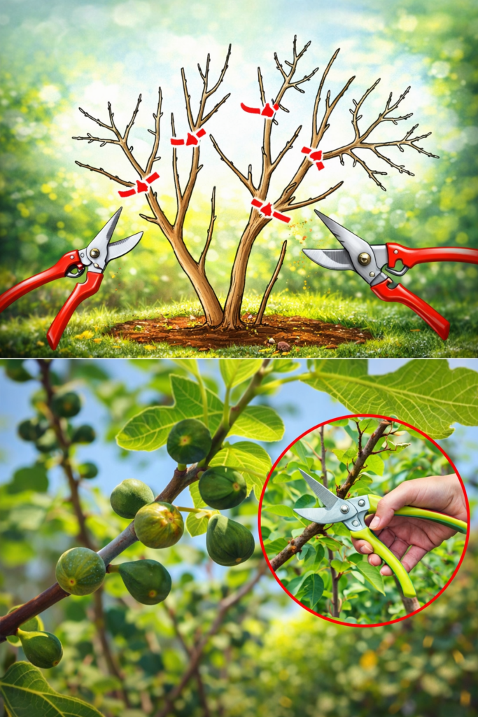 🍇🌳 Pruning Fig Trees for High Production 🌳🍇 - Natural Garden Tips