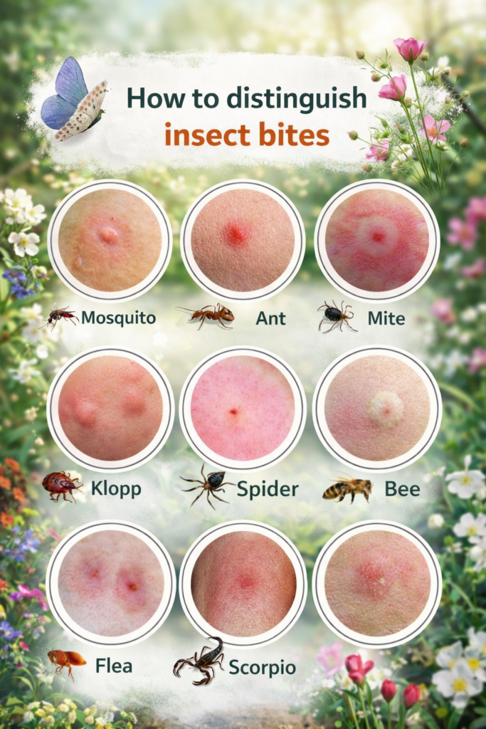 🦟🌿 Insect Bite Guide: Who Bit Me? 🔍 - Natural Garden Tips
