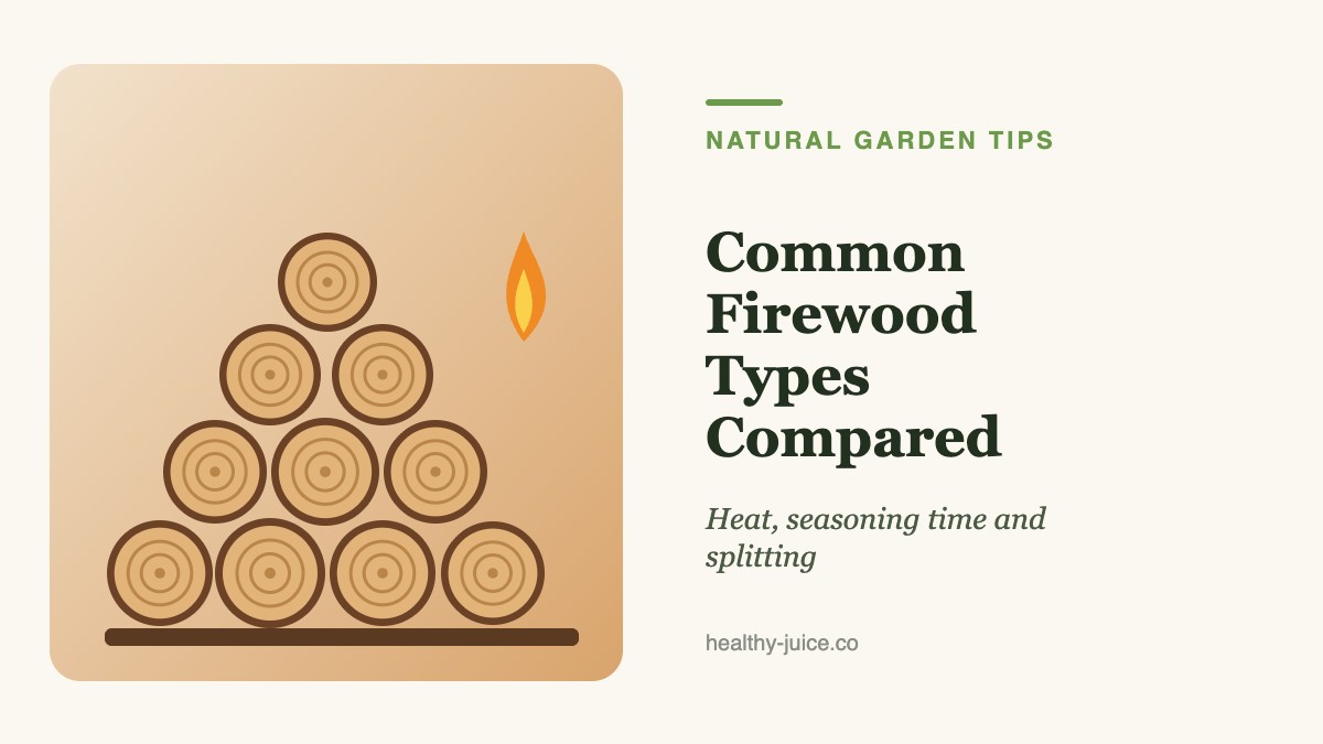 Common Firewood Types Compared: Heat Output, Seasoning Time, and Splitting