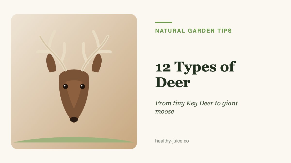 12 Types of Deer Around the World: From Tiny Key Deer to Giant Moose